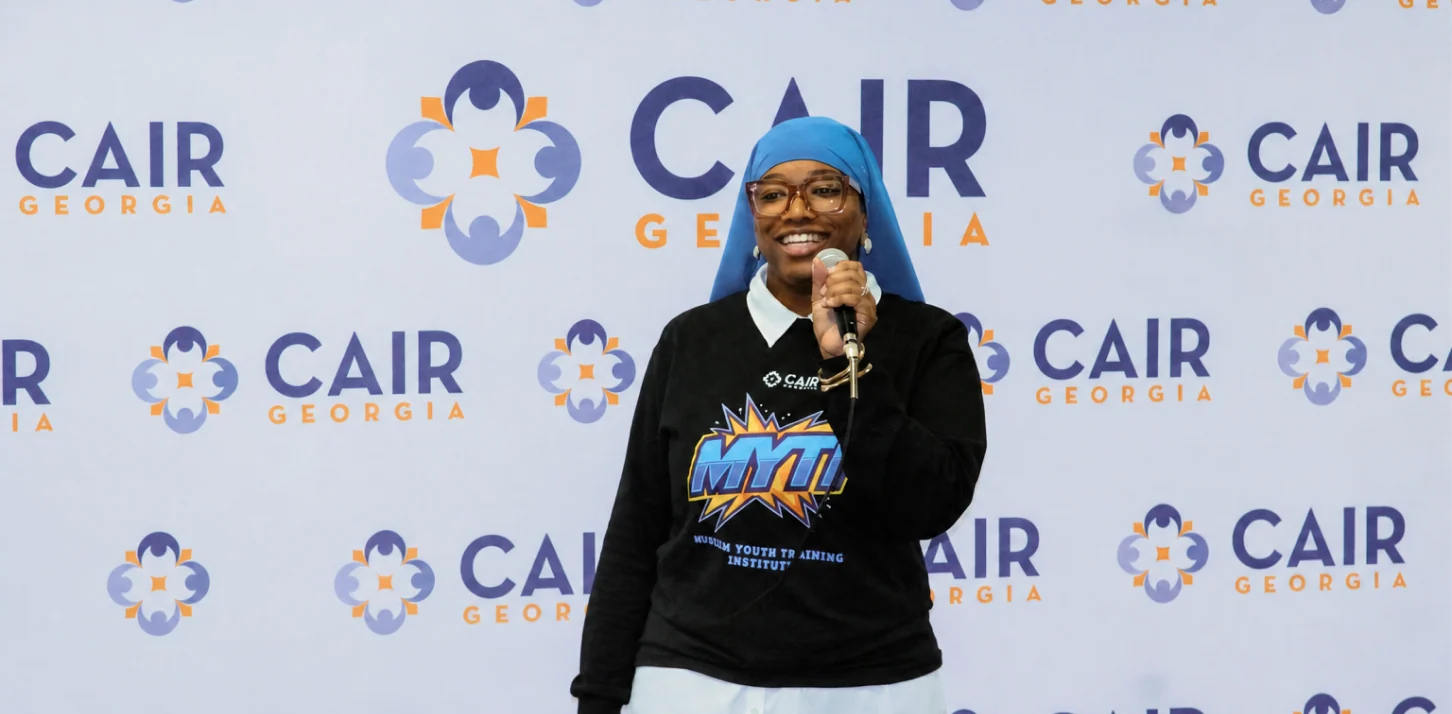 Speaker at a CAIR-Georgia community event