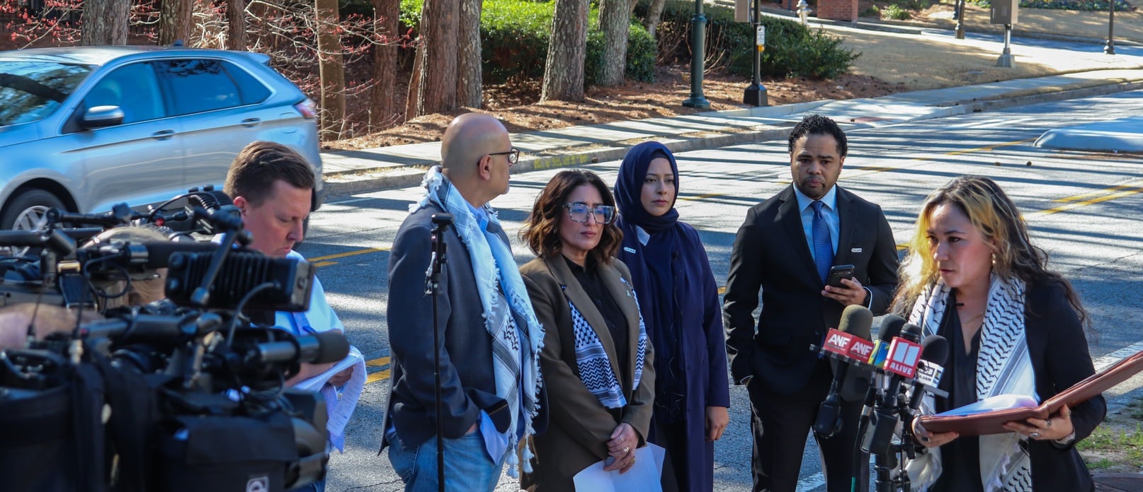 CAIR-Georgia announcing the Fulton County Title VI federal civil rights filing